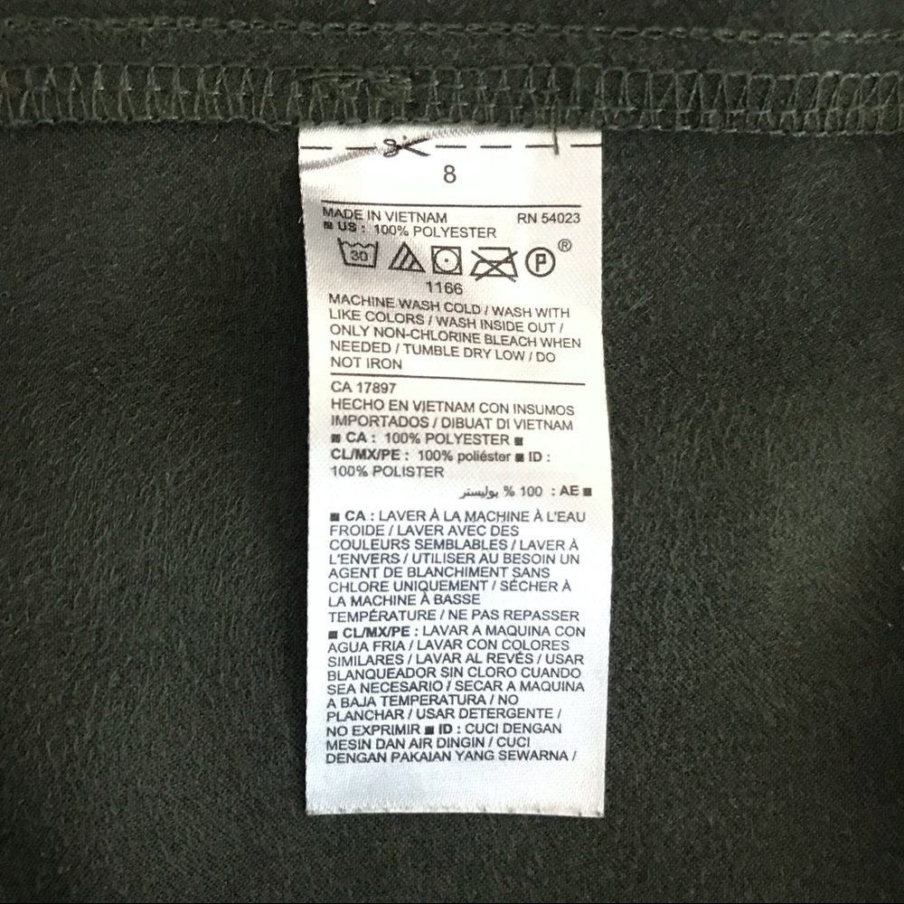 Old Navy Moto Faux Suede Military Olive Green Preppy Academia Mini Skirt - Picture 7 of 7